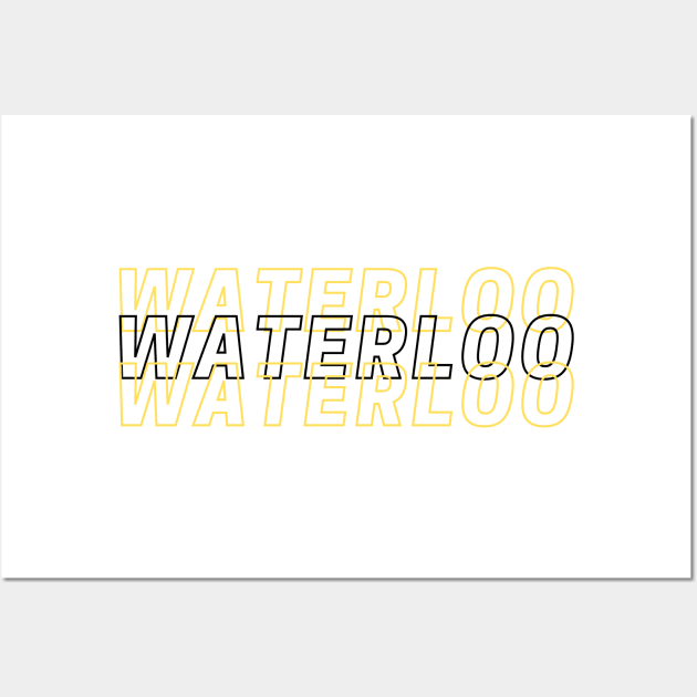 Waterloo Wall Art by stickersbyjori